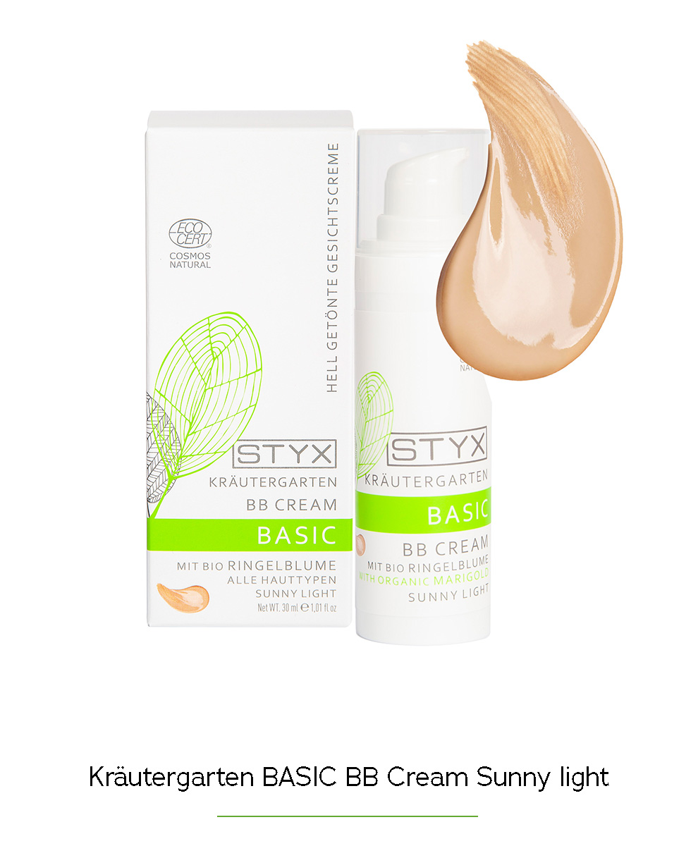 Kr&auml;utergarten BASIC BB Cream, sunny light, STYX Naturcosmetic